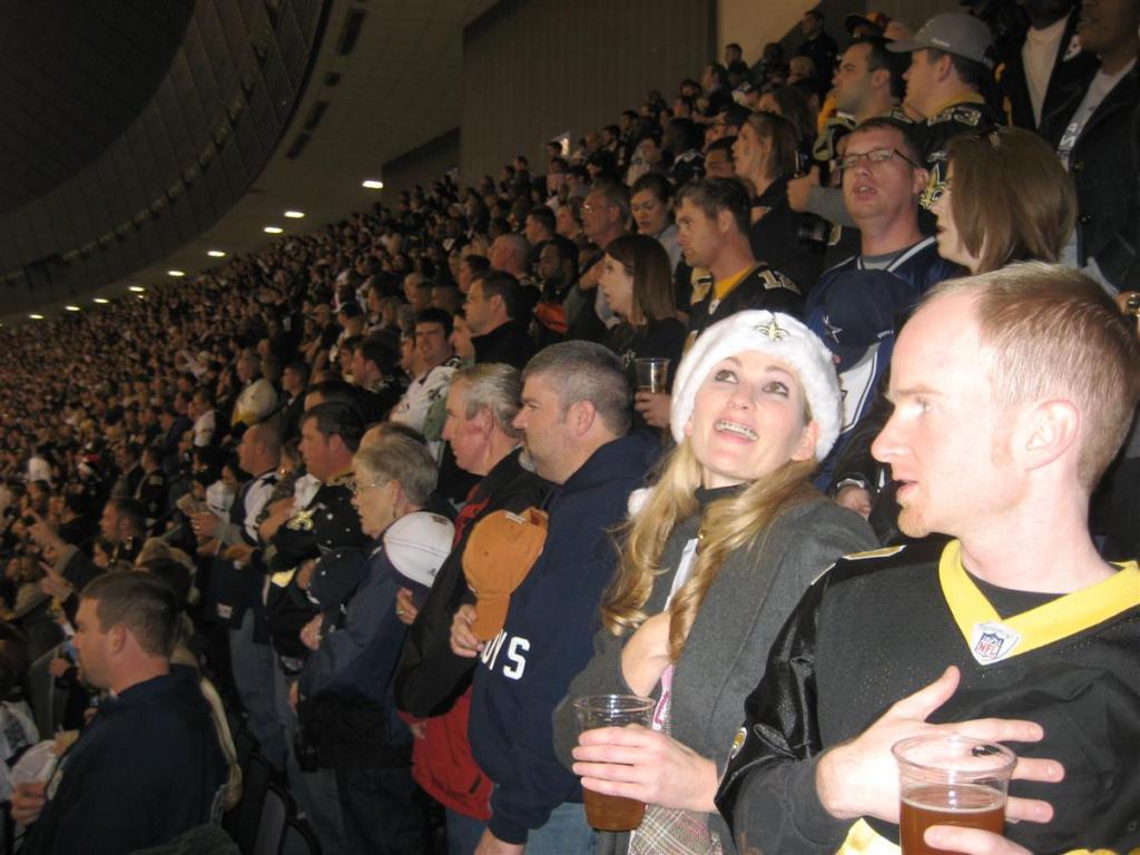 Saints vs Cowboys with family