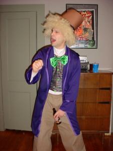 Uh oh, Weee Willy Wonka getting drunk