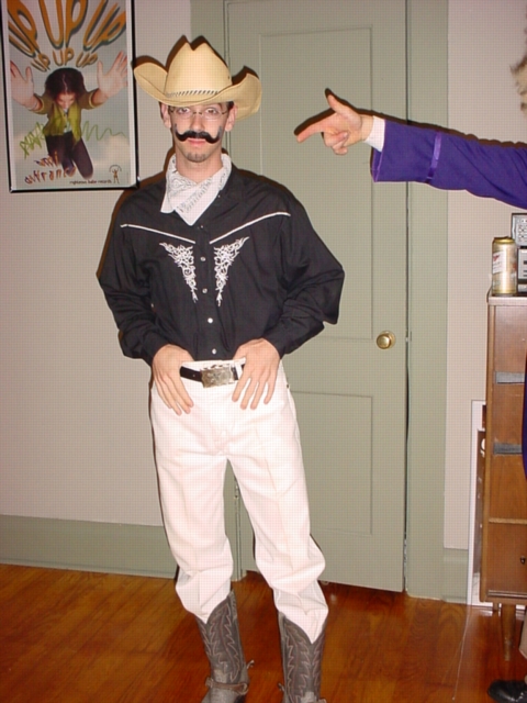 Modul8r in his cowboy getup