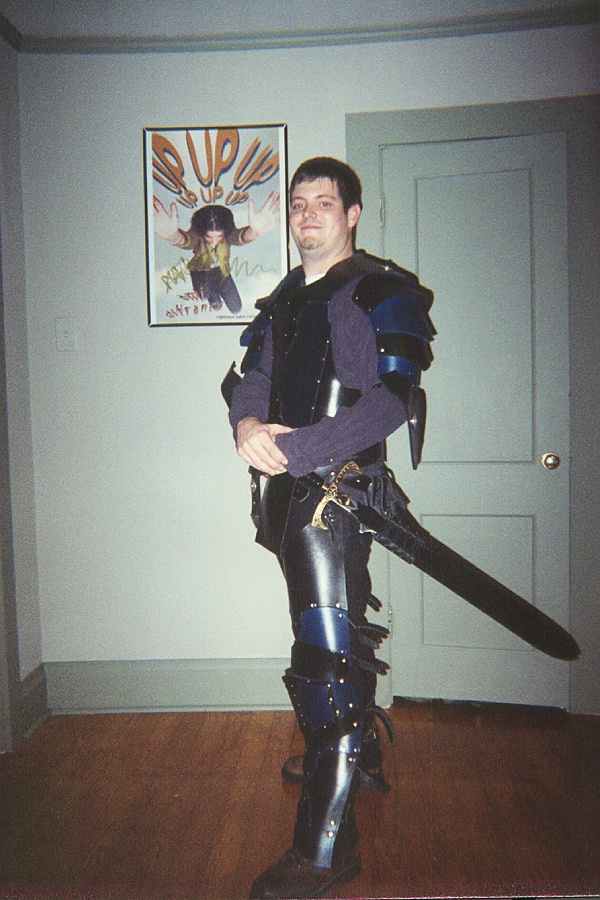 Ram in his $600 renaissance armor