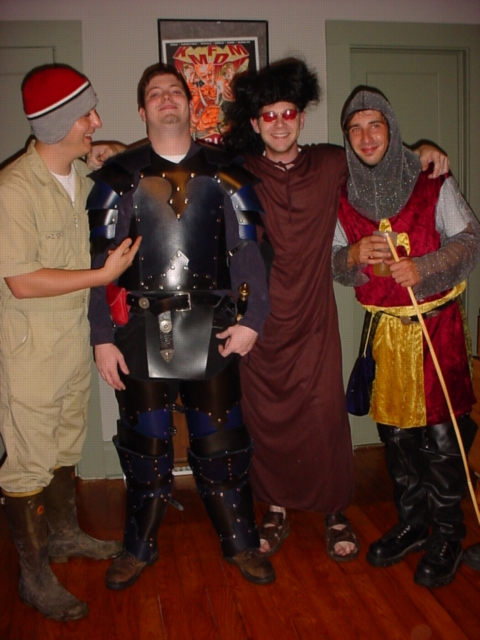 Guidj, Ram, Robe, and Maitch posing