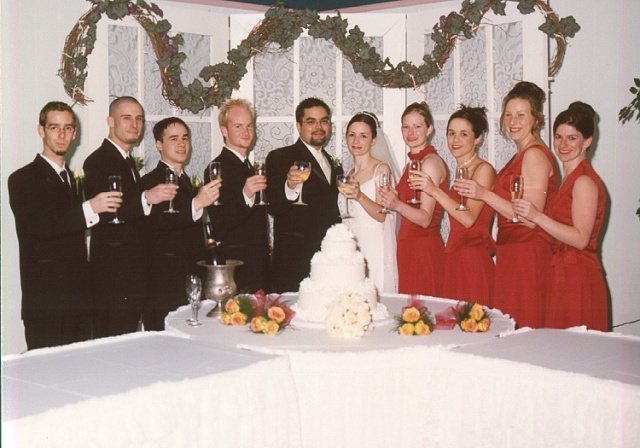The wedding party