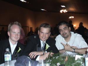 Me, Jon, Gobi @ Jon's wedding